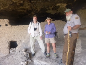 Al and Sam, my friends to dork out with at the native cliff dwellings